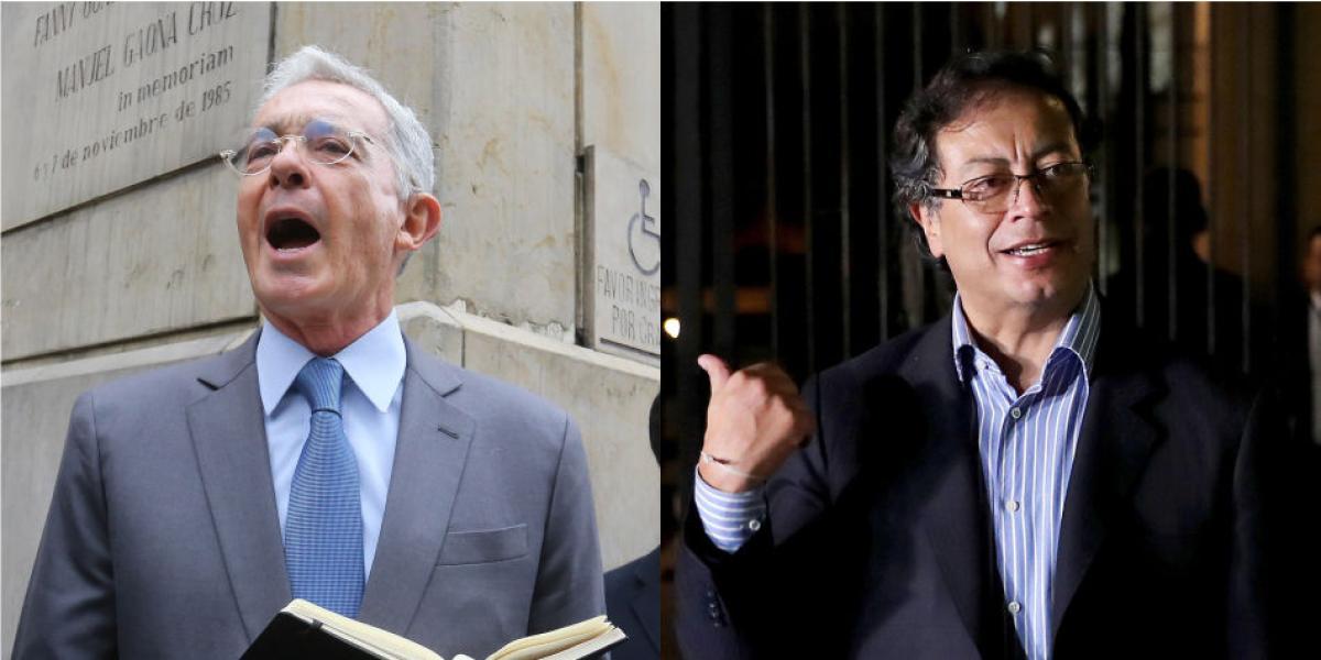 Álvaro Uribe y Gustavo Petro llevan más de 15 años en una disputa política.