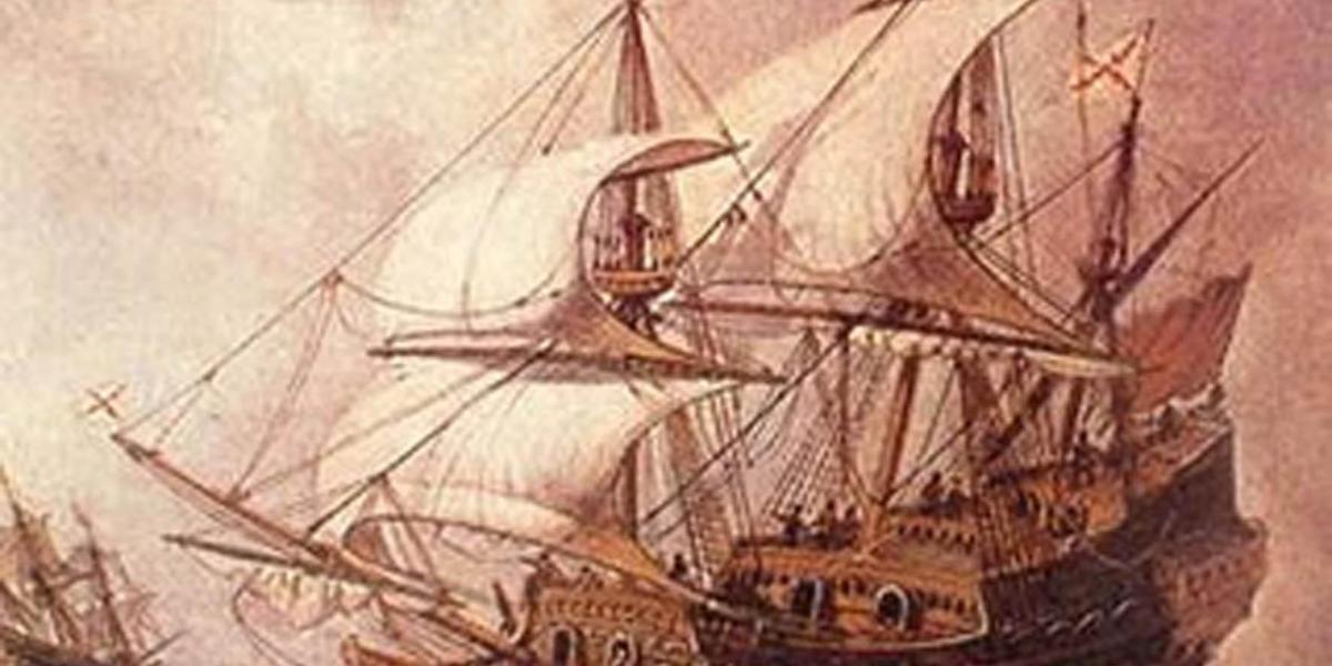 El galeón San José llevaba a España riquezas de las colonias.