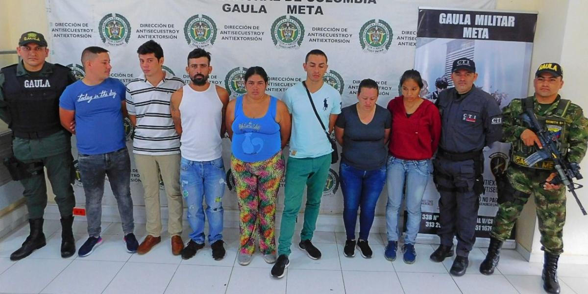 Siete de los integrantes de la banda Los Tesos capturados en distintas ciudades del país.