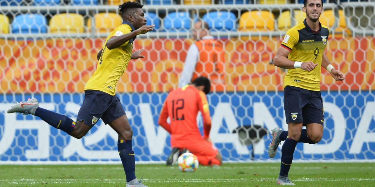 La Selección de Ecuador venció 2-1 a Estados Unidos en los cuartos de final del Mundial Sub-20.