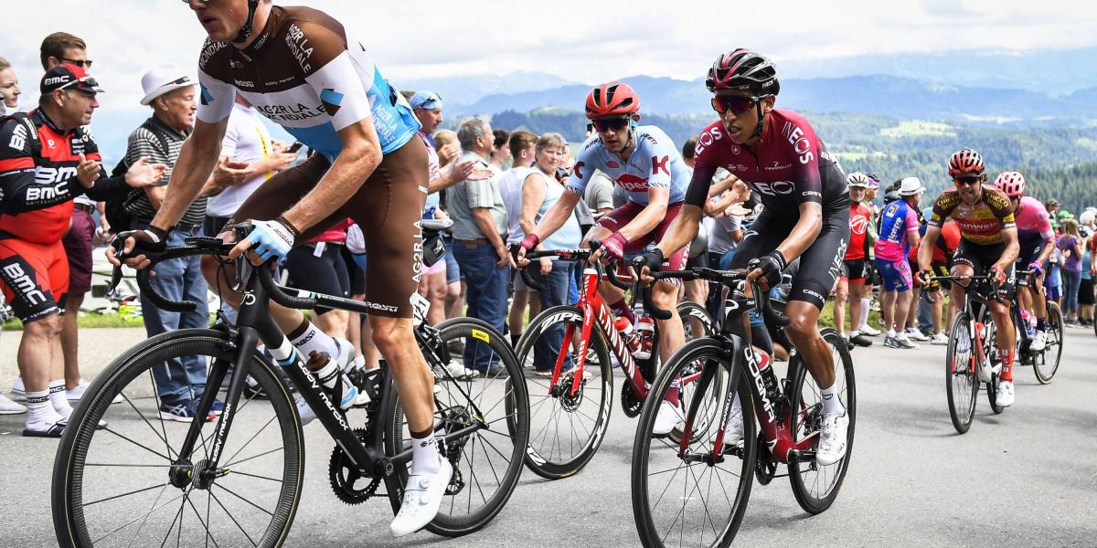 Egan Bernal y Winner Anacona suben en la general de Vuelta a Suiza