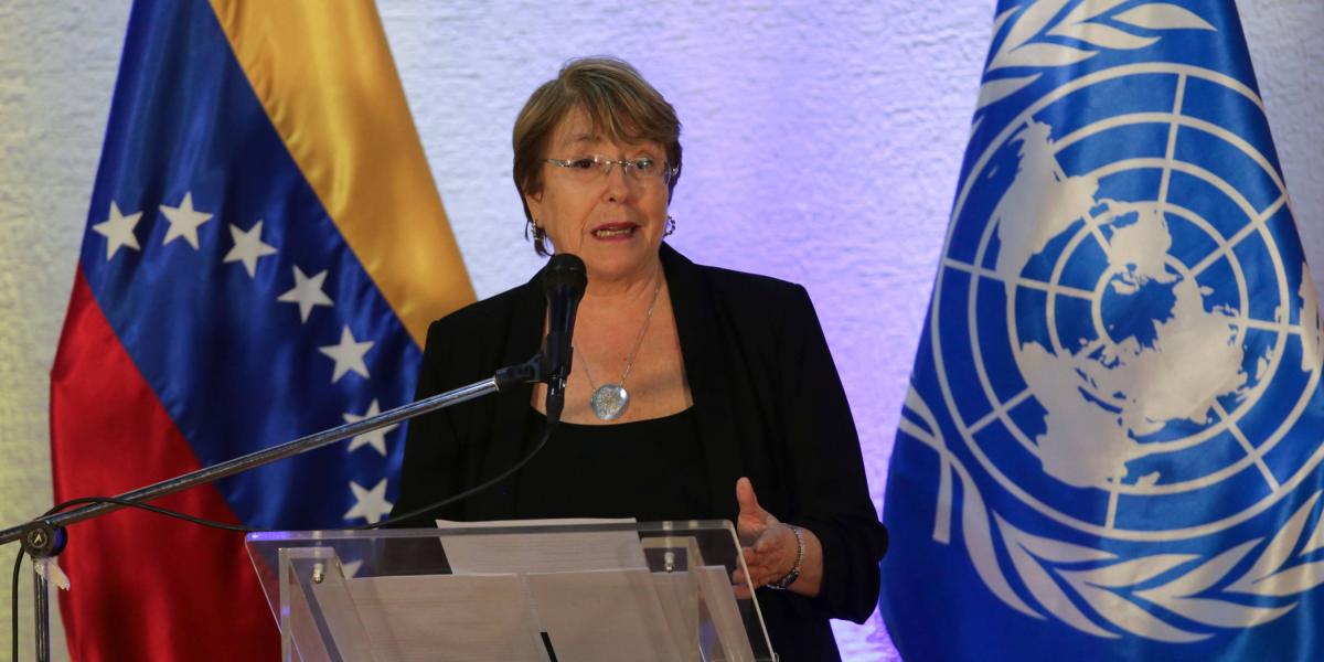 “Me duele lo que pasa en Venezuela”, declaró Michelle Bachelet a la prensa antes de partir del país.