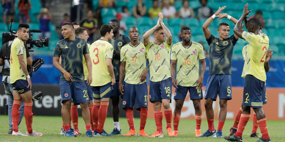 Celebración de la Selección Colombia.