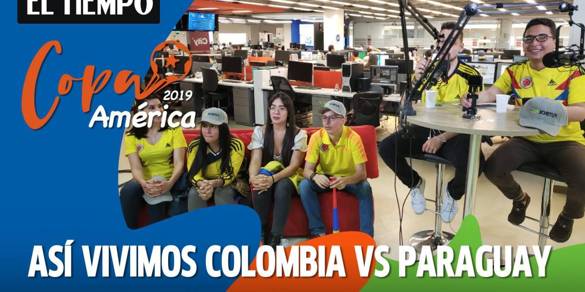 Así vivimos el partido Colombia vs Paraguay con nuestro invitado #CántameElGol