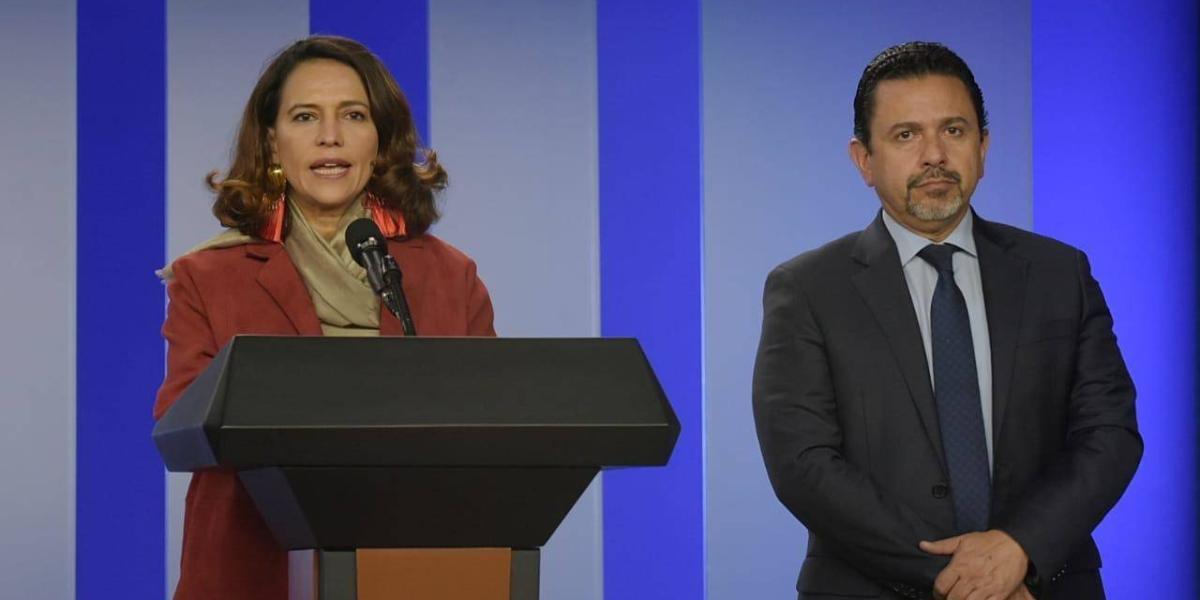El comisionado para la paz, Miguel Ceballos, y la ministra del Interior Nancy Patricia Gutiérrez, se refirieron a las medidas de protección de los ex-Farc.