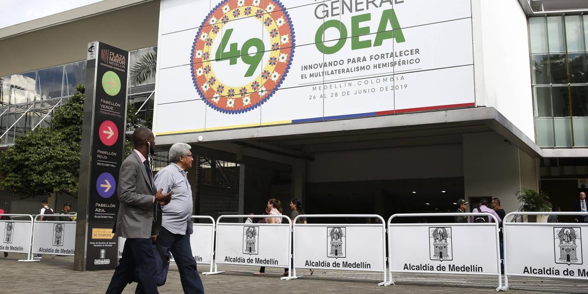 La Asamblea General de la OEA se realiza en Medellín hasta el viernes 28 de junio.