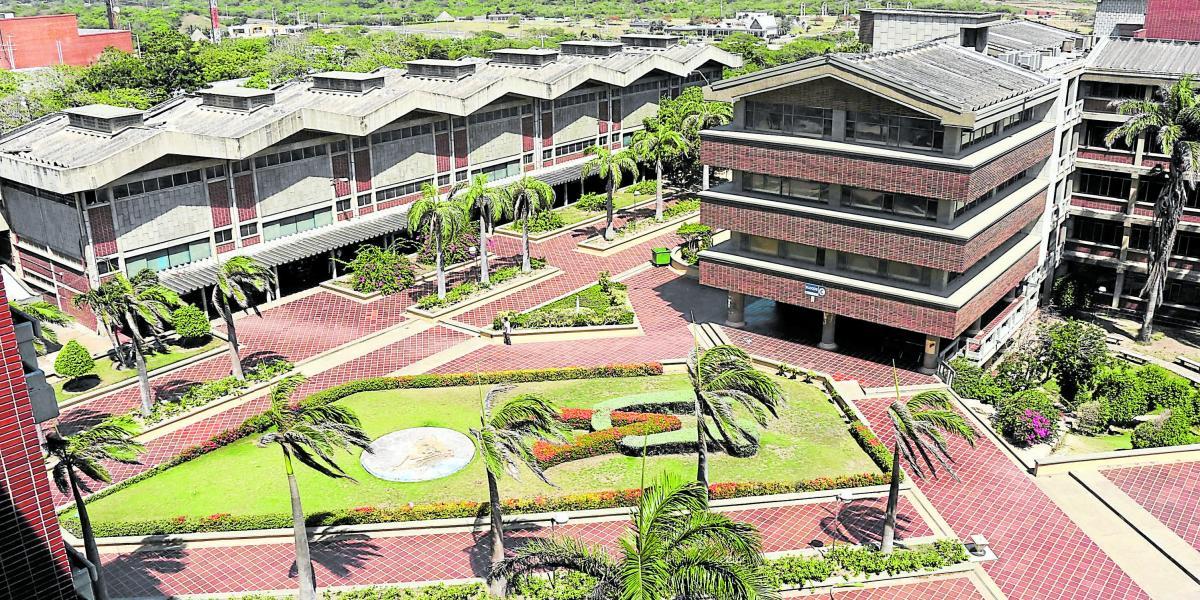 Esta es la sede de la  Universidad del Atlántico, en el corredor universitario, en el municipio de Puerto Colombia (Atlántico).