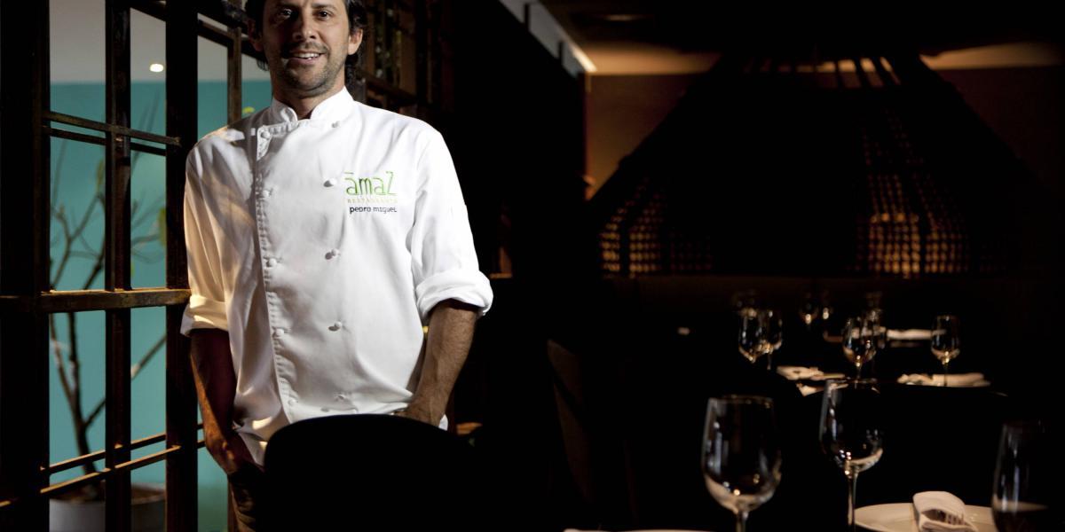 Pedro Miguel Schiaffino, chef de Amaz y Malabar. Se ha identificado con la cocina amazónica.