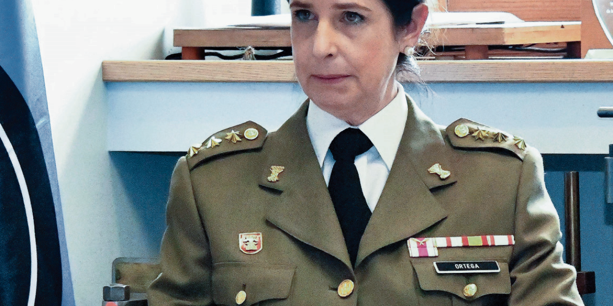 Patricia Ortega fue ascendida al grado de general, la primera en el ejército de España.