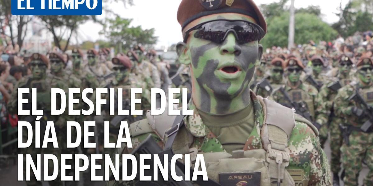 Con el lema ‘Más colombianos que nunca’, en este año del Bicentenario de la Independencia, se realizó el Desfile Militar y Policial.