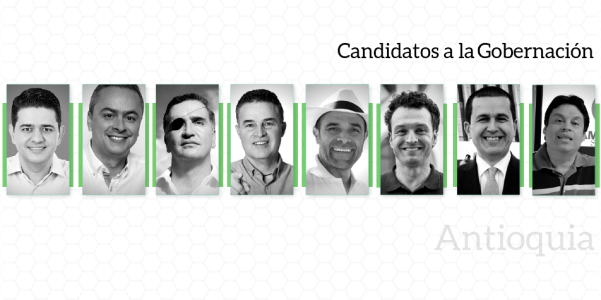 Candidatos a la Gobernación de Antioquia en elecciones 2019