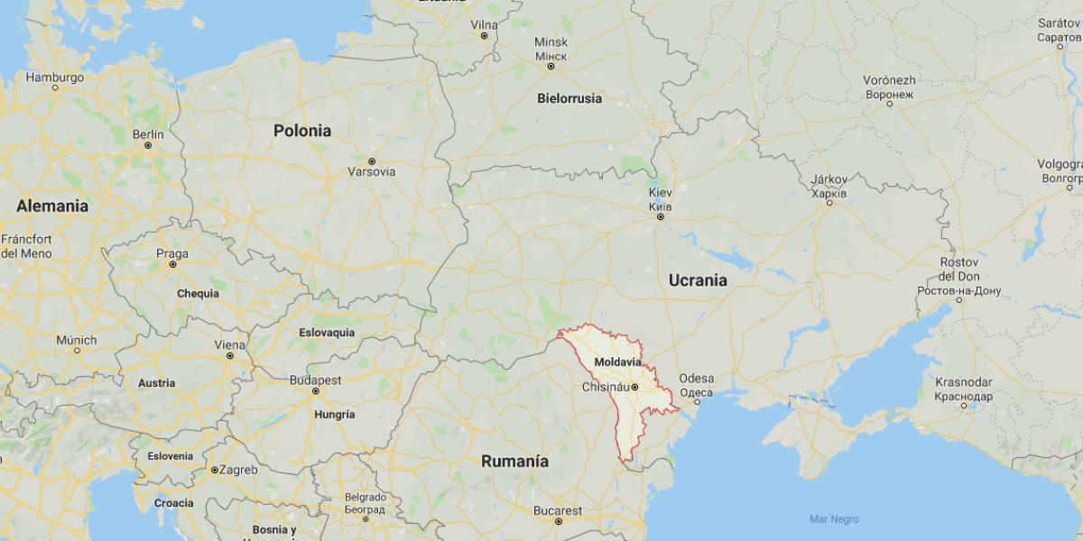 Esta es la ubicación geográfica de Moldavia, de donde es originario Igor Vorotinov.