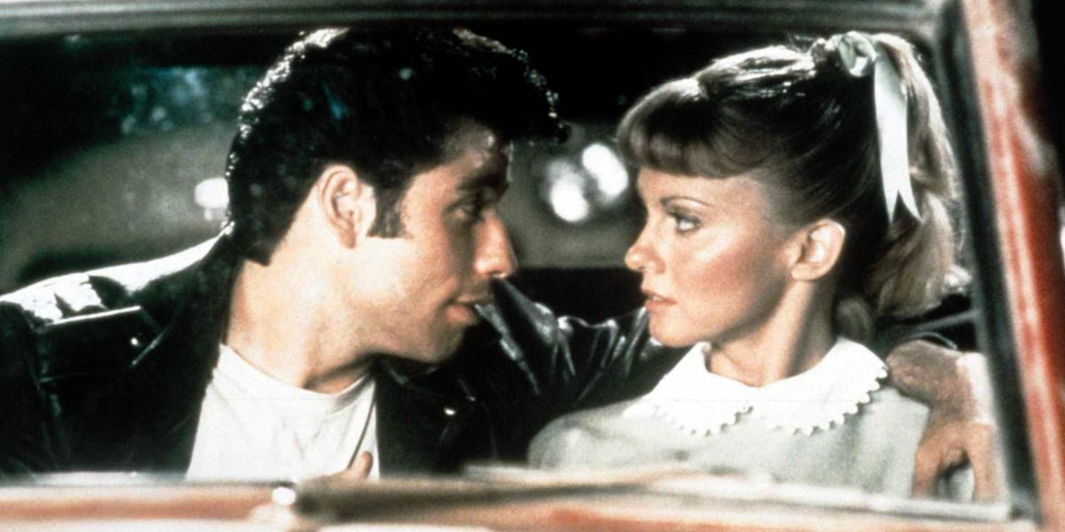 John Travolta y Olivia Newton John en 'Brillantina'.