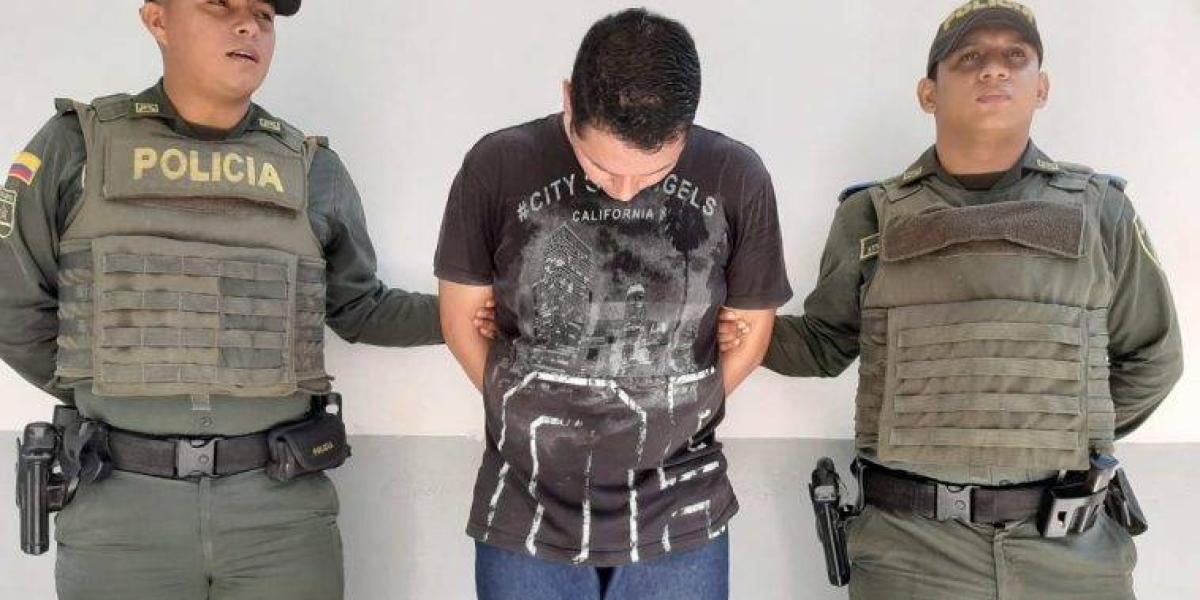 Edinson Ospina Pérez, de 38 años, fue capturado menos de 24 horas después de haberse fugado de la cárcel distrital El Bosque.