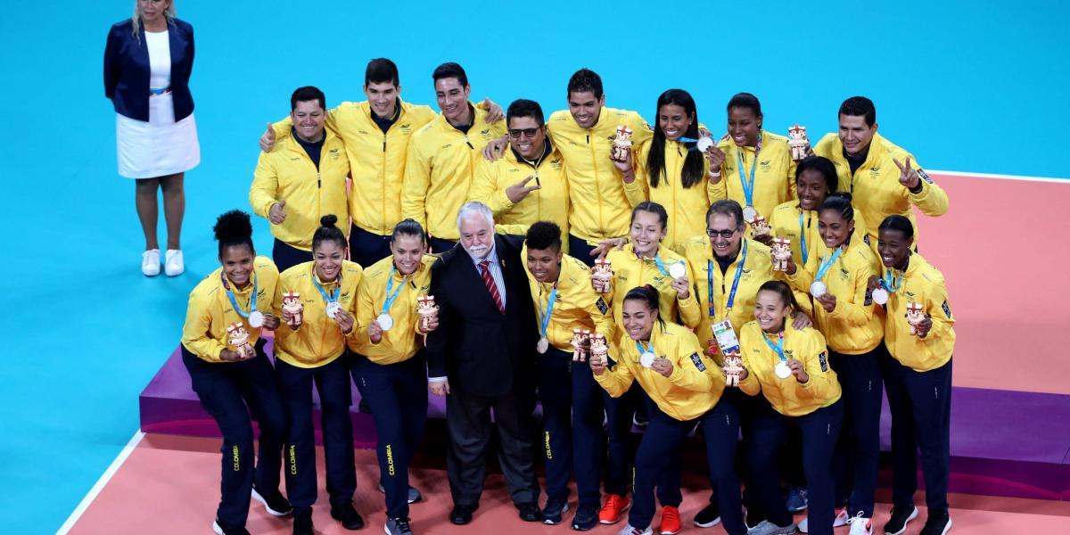 Colombia logró la medalla de plata en voleibol de los Juegos Panamericanos.