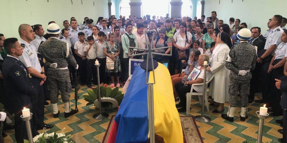 El uniformado murió en el accidente que se registró el domingo 11 de agosto en la Feria de las Flores 2019 de Medellín.