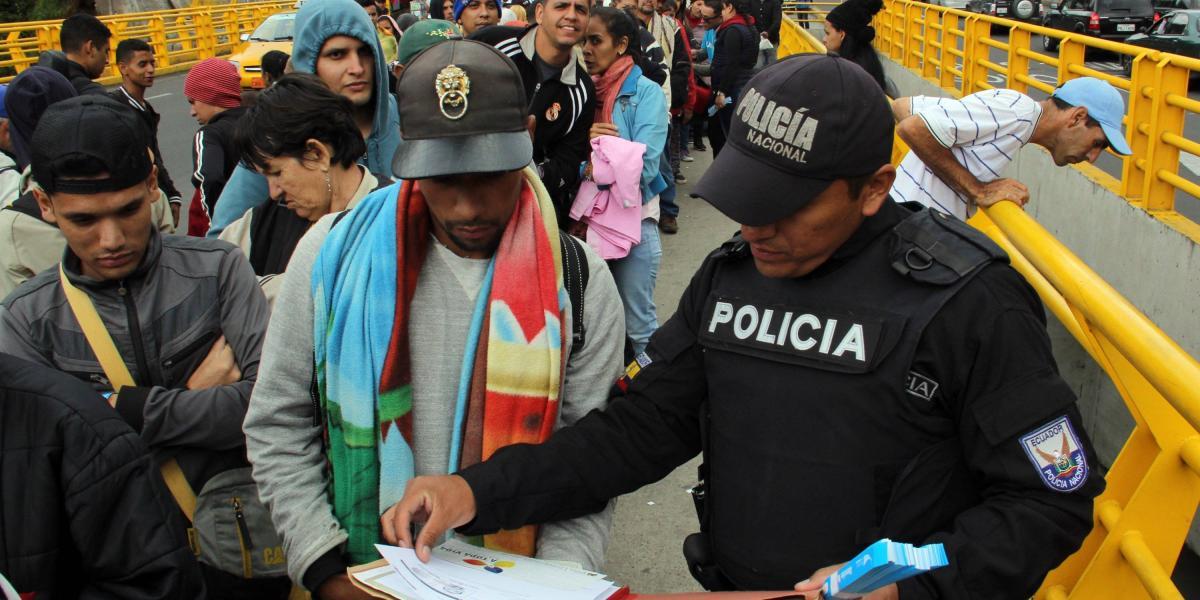 Migración Colombia reportó un flujo alto de salida de venezolanos por el Puente Internacional.