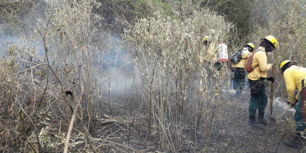 CAR dijo que ha realizado actividades de control por incendios forestales en distintos sectores de Cundinamarca.