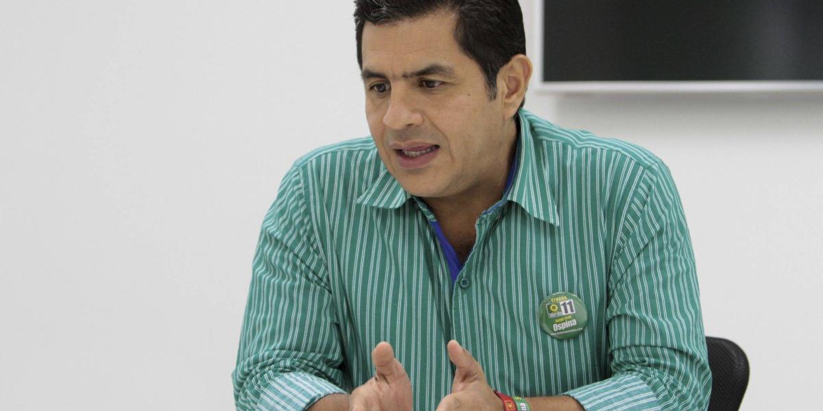 Jorge Iván Ospina, candidato a la Alcaldía de Cali.