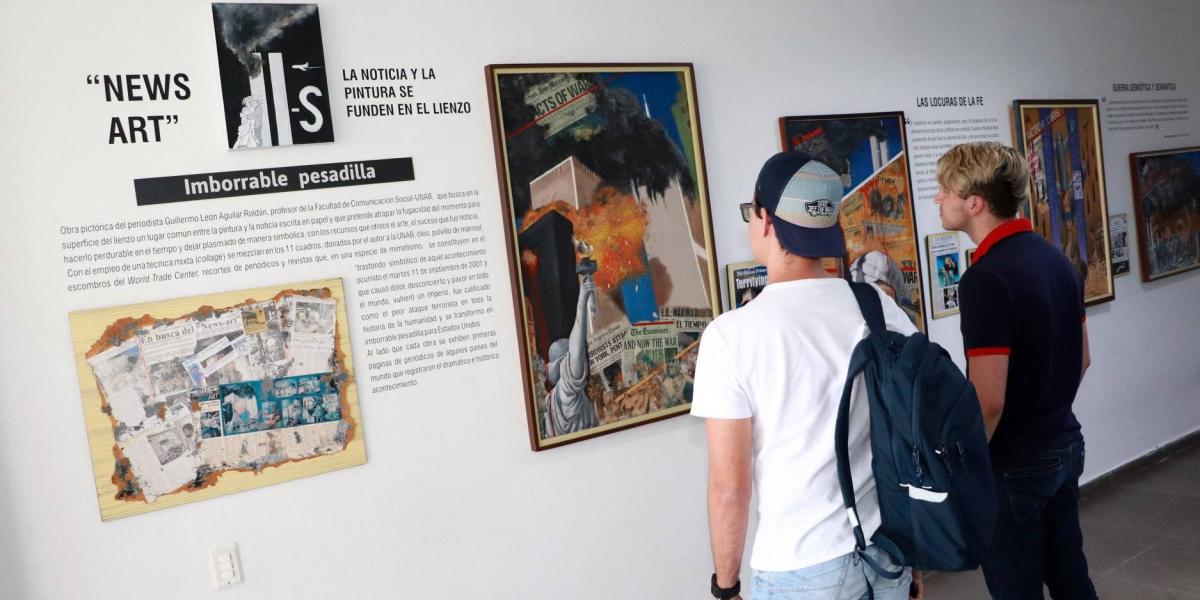 'News Art' está en el tercer piso del Bloque D de la Universidad Autónoma de Bucaramanga y el ingreso es gratis.