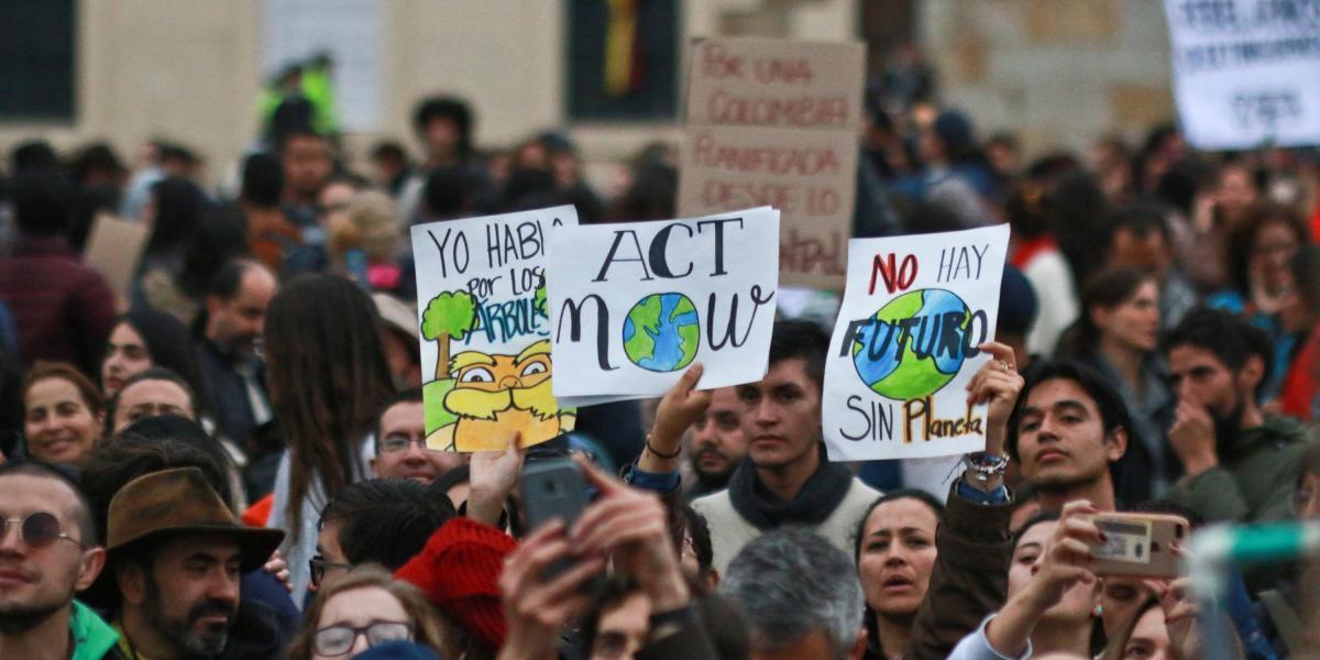 Huelga del Clima en Bogotá