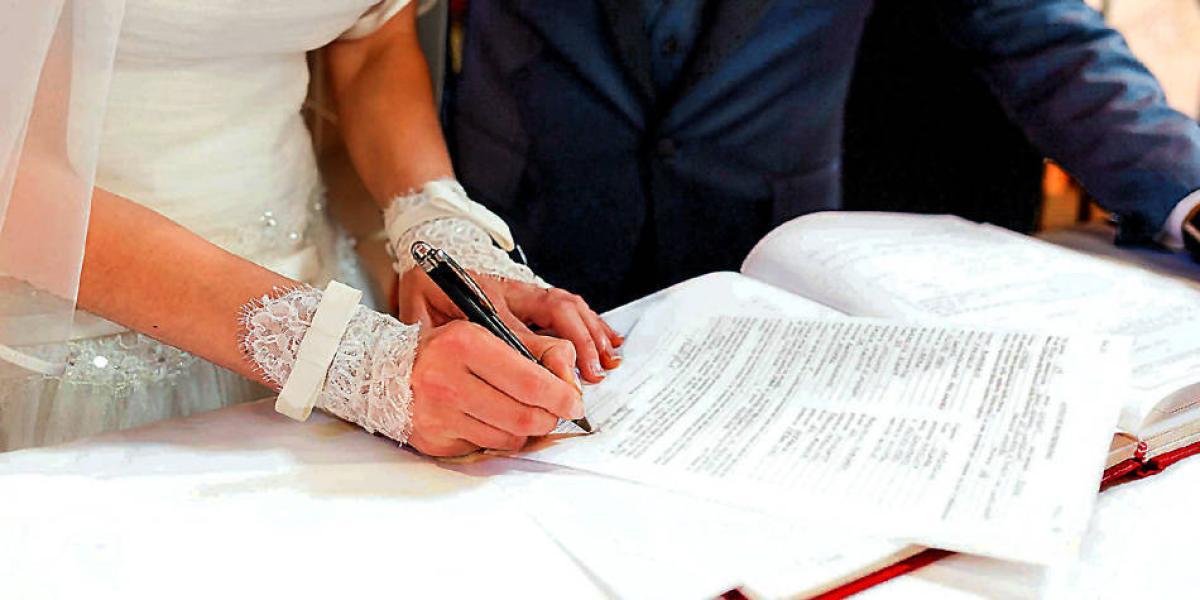 La Superintendencia de Notariado tiene registrados 11.670 matrimonios en el país en los tres primeros meses del año.