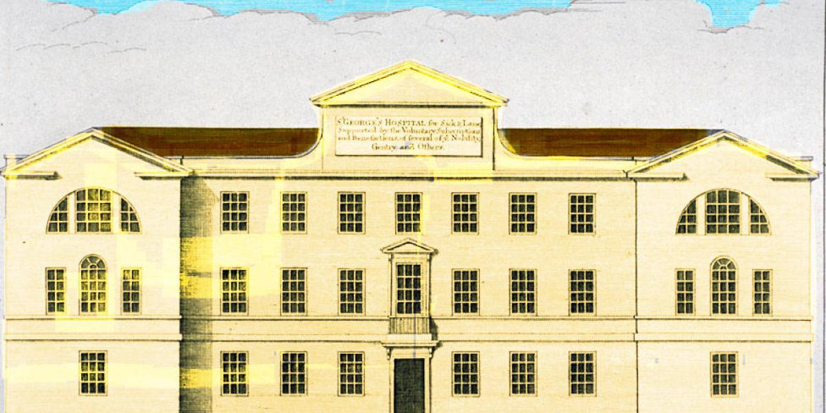 Los hospitales, como el St. Georges en Londres, eran conocidos como "casas de la muerte".
