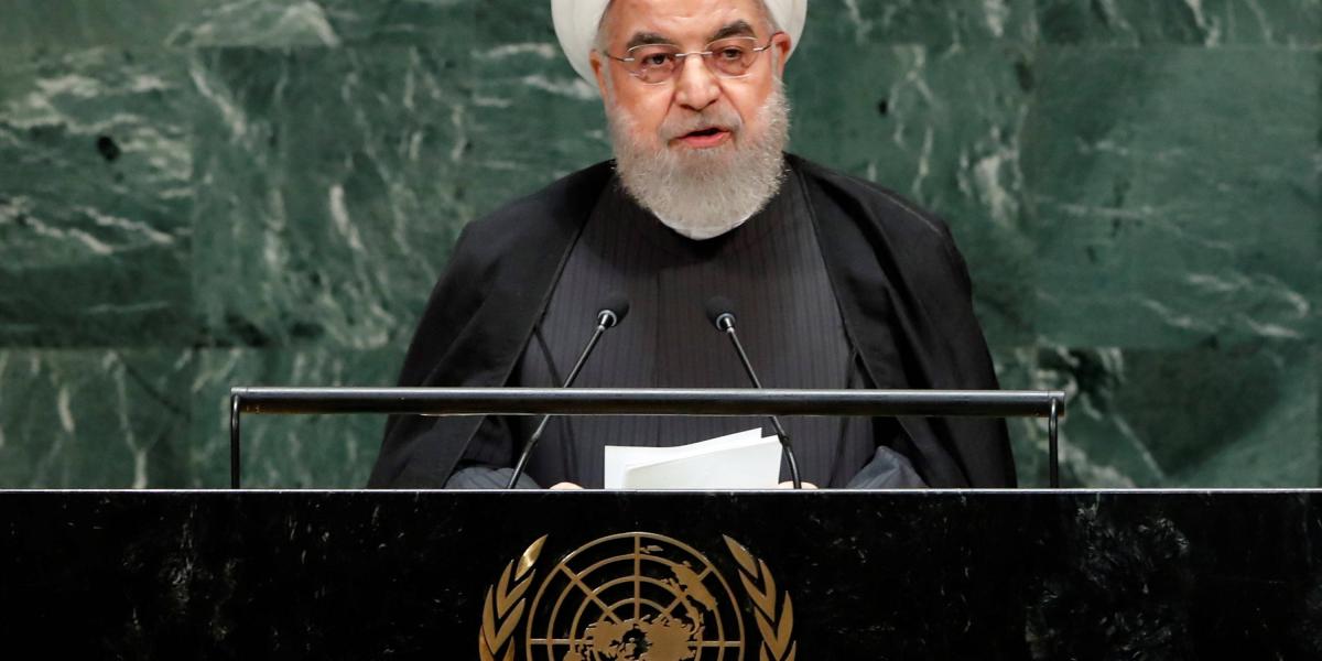 Hasan Rohani, presidente de Irán, ante la Asamblea General de la ONU.
