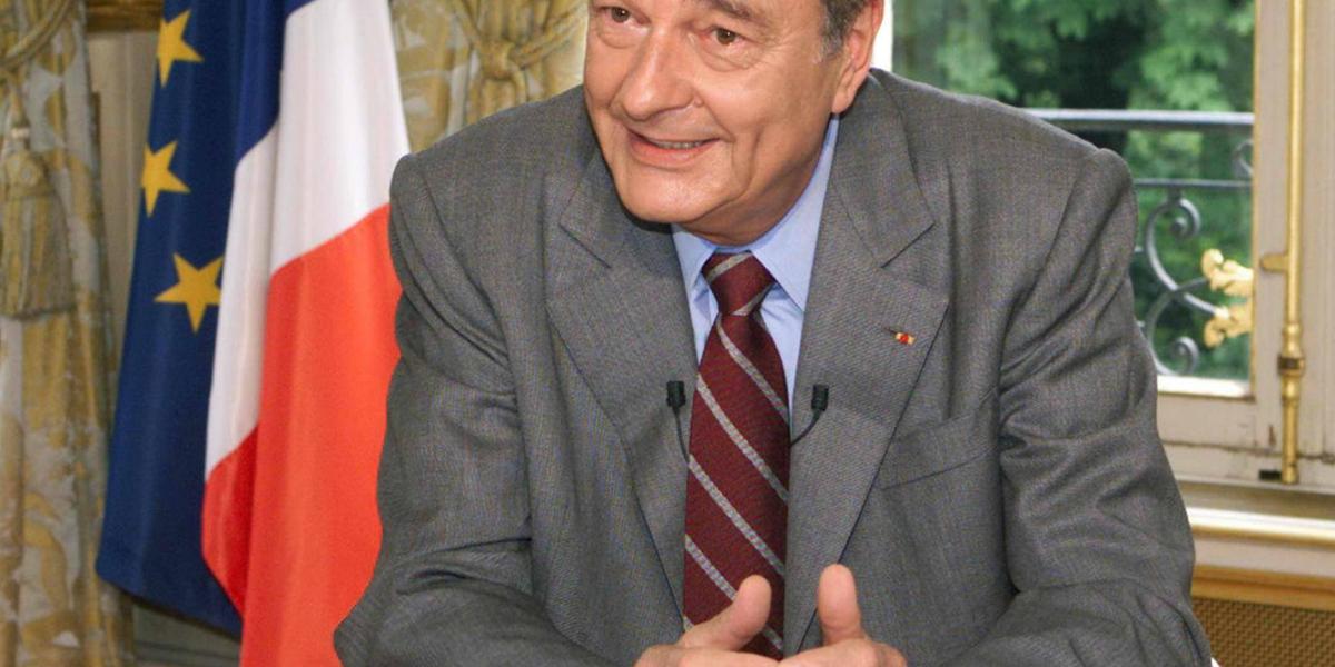 Expresidente de Francia, Jacques Chirac.