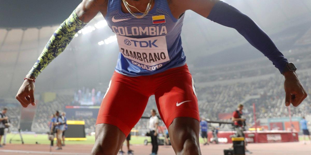 Anthony Zambrano, atleta colombiano.