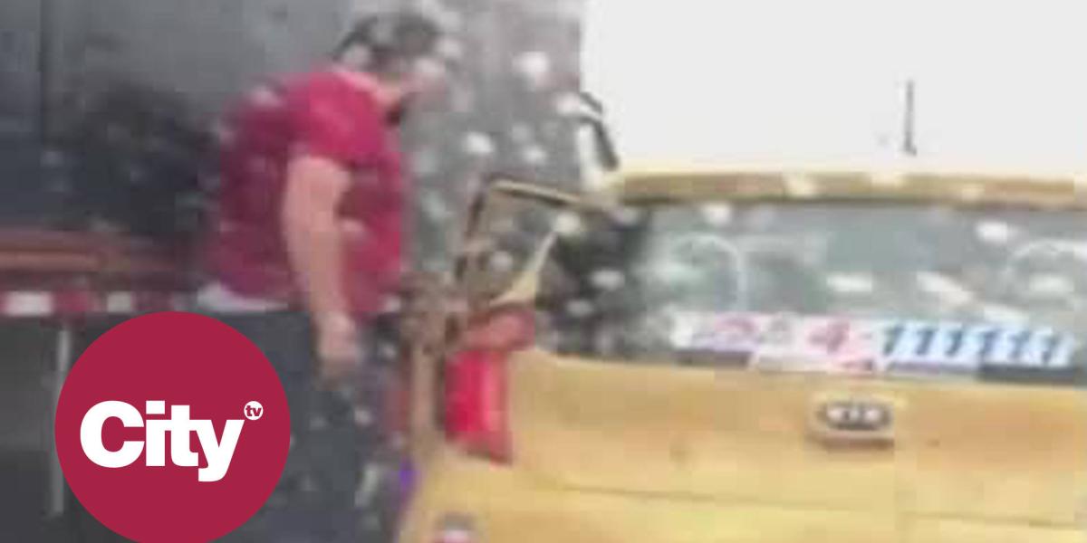 Polémica por taxista que agredió a pasajeros luego de hacer maniobra indebida | Citytv