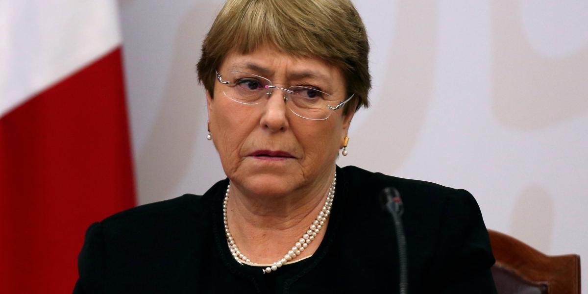 La alta comisionada de la ONU para los derechos humanos, Michelle Bachelet.
