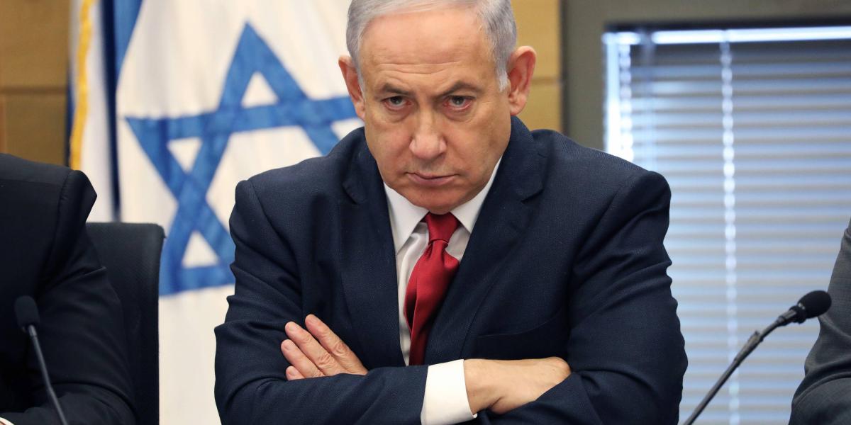 Benjamin Netanyahu, primer ministro en funciones de Israel