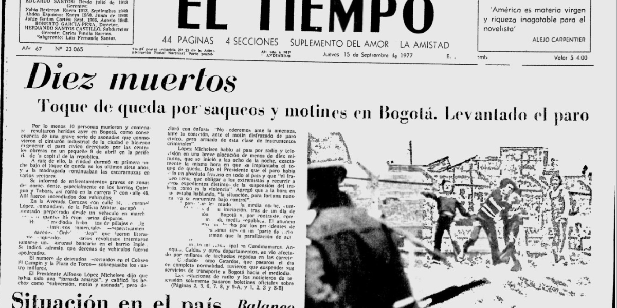 Imagen de EL TIEMPO del 15 de septiembre de 1977