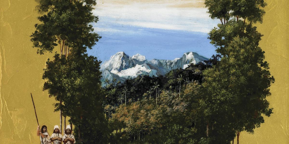 Obra ‘Sierra Nevada’, acrílico sobre madera, 2009.