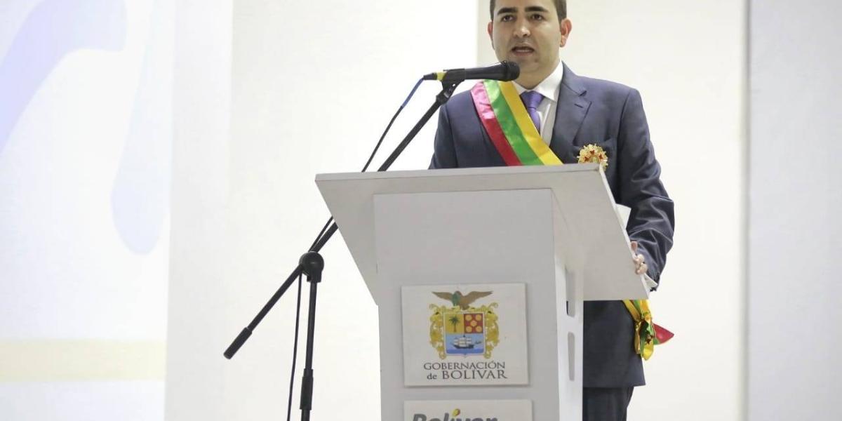 Vicente Blel Scaff, Gobernador electo para Bolívar se posesionó con la promesa de erradicar la pobreza.
