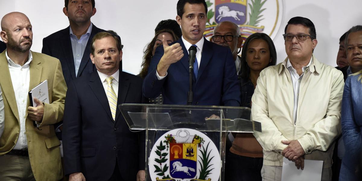 Juan Guaidó, presidente de la Asamblea Nacional y mandatario encargado de Venezuela.