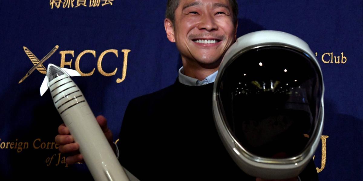 El multibillonario japonés Yusaku Maezawa se convertirá en el primer 'turista' en darle la vuelta la Luna cuando haga parte del proyecto 'SpaceX' de Elon Musk.