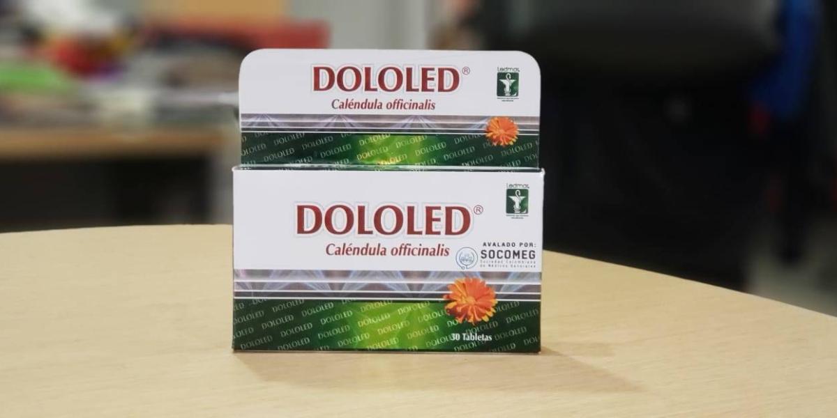 El Dololed está registrado como un analgésico de origen natural. Es decir, un producto fitosanitario.