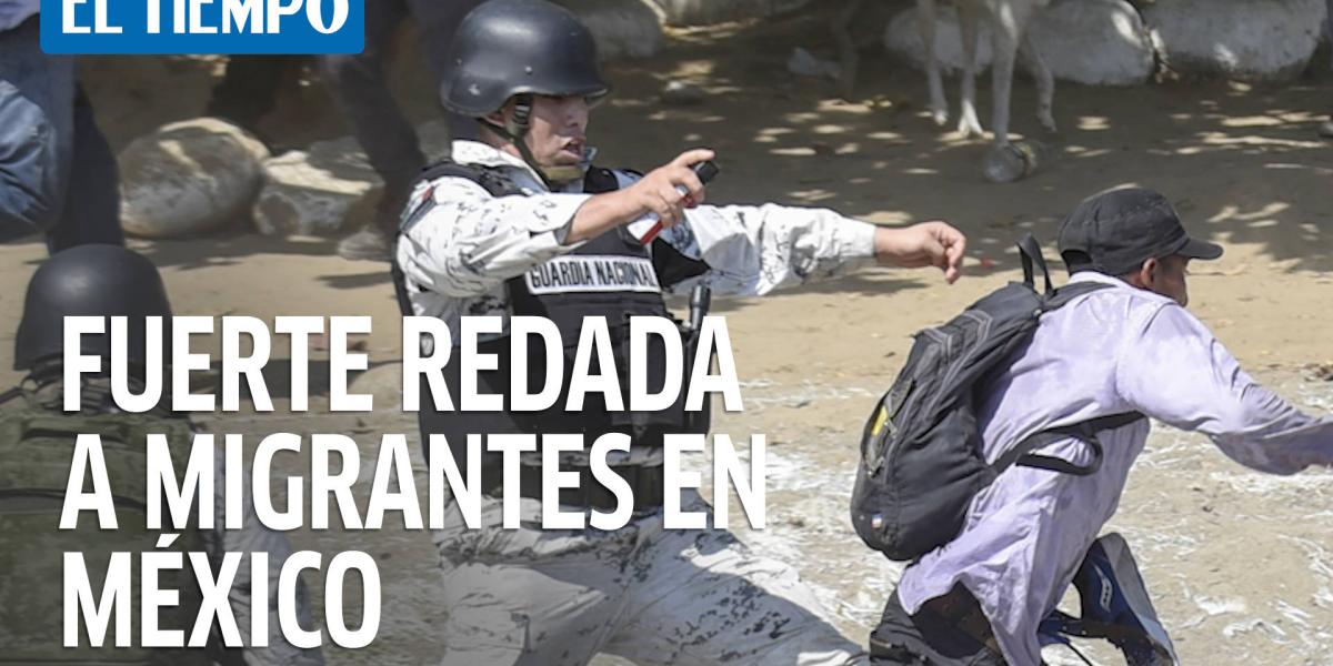 Fuerzas mexicanas detienen a 800 migrantes de la caravana 2020