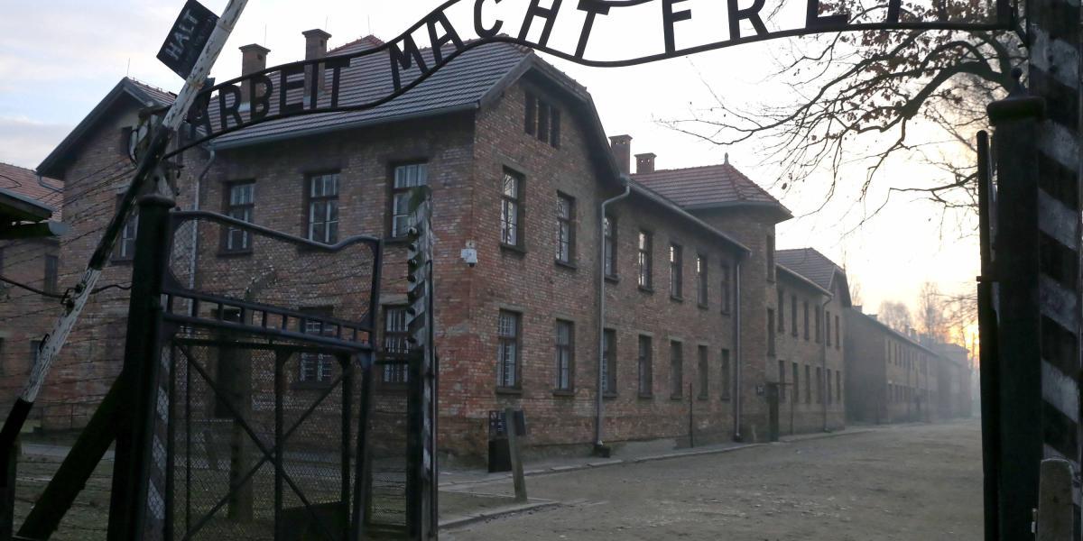 Antiguo campo de Auschwitz, campo de concentración y exterminio nazi-alemán.