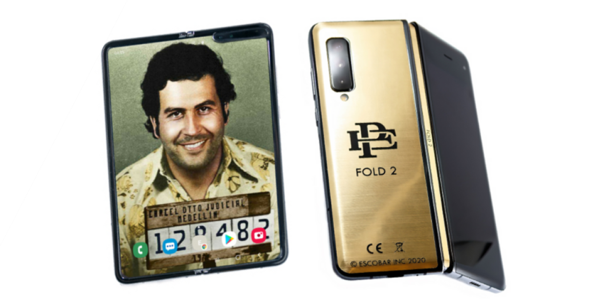 Escobar Inc. lanza el segundo teléfono plegable que  hace alusión al narcotraficante colombiano.
