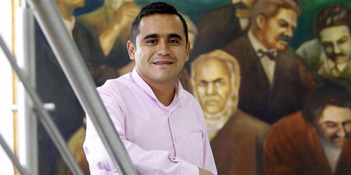 Christian Pérez, elegido concejal en Manizales por el partido Alianza Social Independiente (ASI).