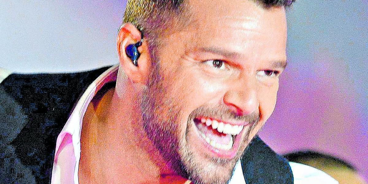 Ricky Martin estará hoy en el Metro Concierto, con Carlos Vives y el grupo UB40, entre otros. AFP
