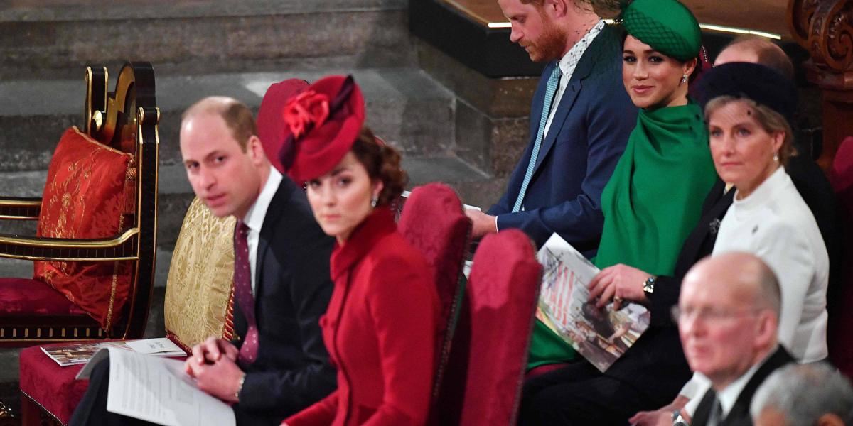 El duque y la duquesa de Sussex asistieron junto a los otros miembros de la familia real a una misa la Abadía de Westminster con motivo del día de la Mancomunidad británica.