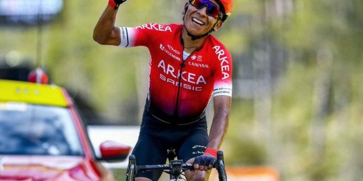 Nairo Quintana, ganador de la última etapa de la París-Niza.