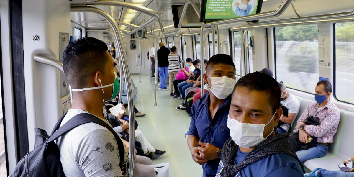 Desde este martes será obligatorio usar tapabocas en Metro de Medellín