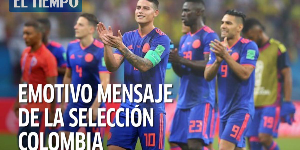 Mensaje de la selección Colombia