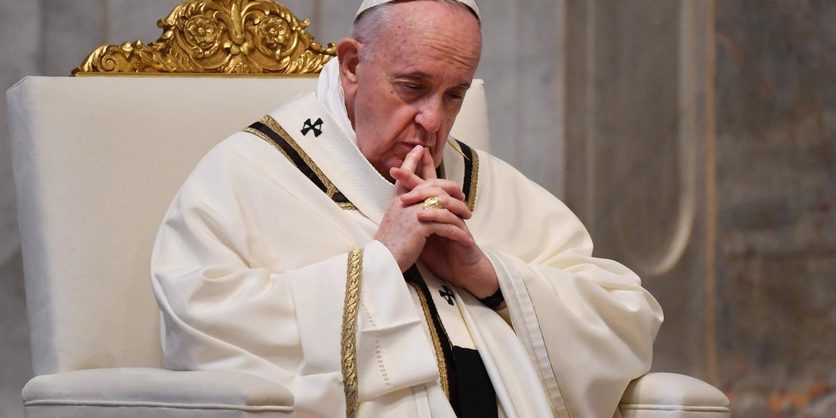 El Papa Francisco, durante su anuncio en plena Pascua.