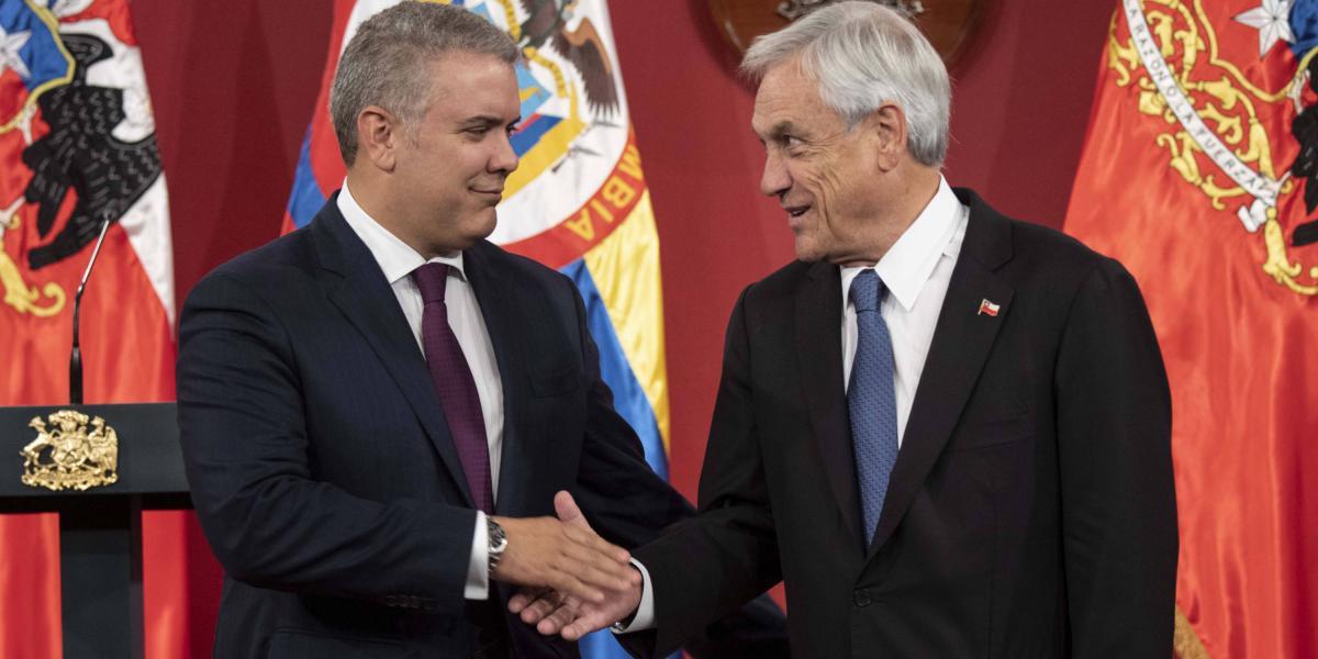 El presidente Iván Duque y su homólogo de Chile, Sebastián Piñera, han coincidido en enfocar sus discursos en el tema social.